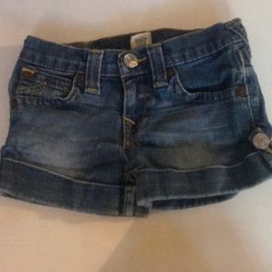 Kids denim shorts